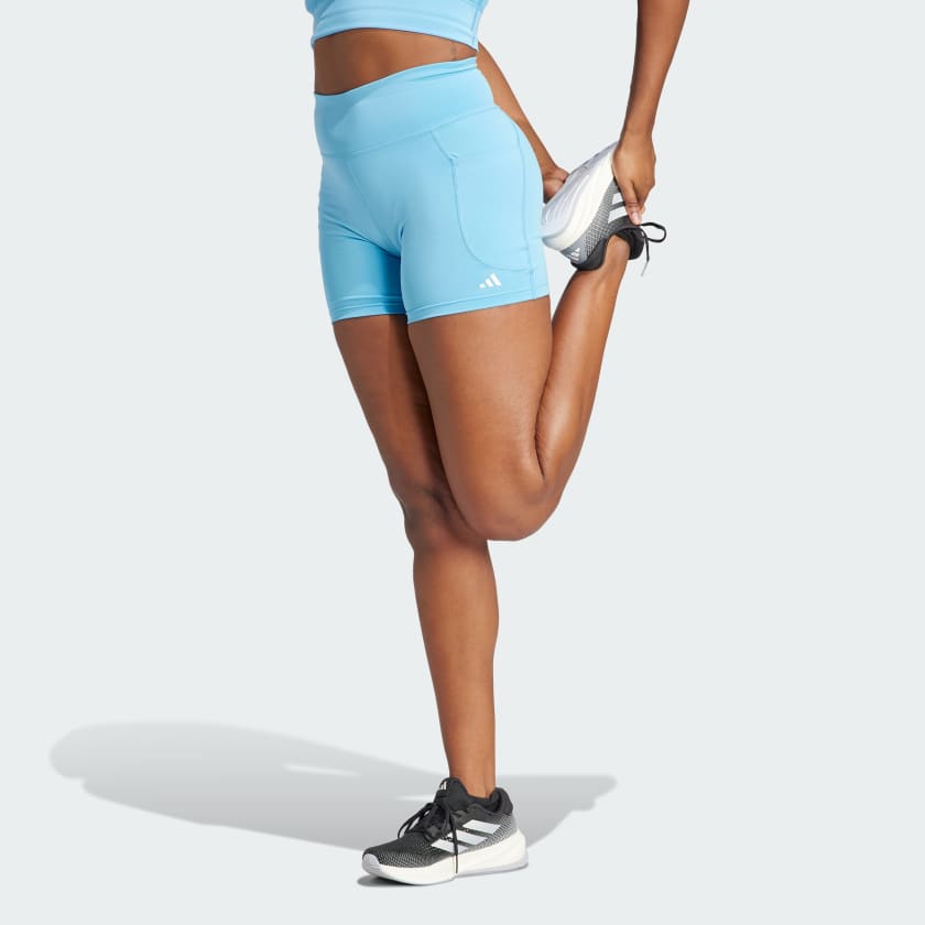adidas DailyRun 5-Inch Short Leggings - Blue | Women's Running | adidas US