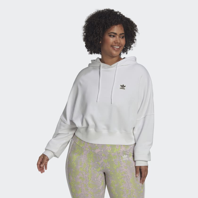 Plus size new arrivals cropped sweatshirts