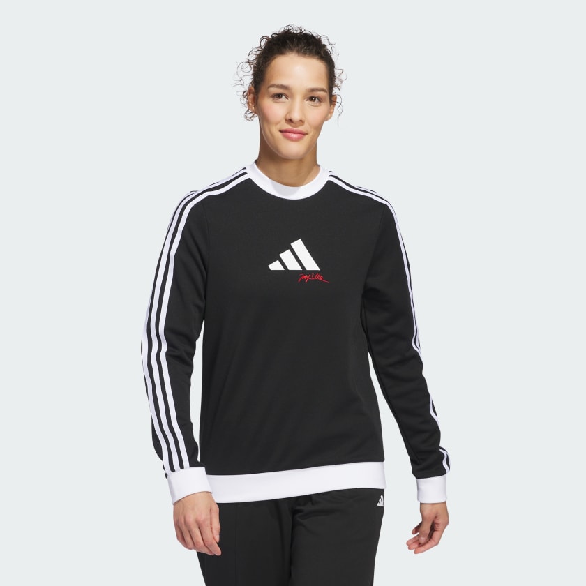 Adidas long sleeve black sweatshirt clearance