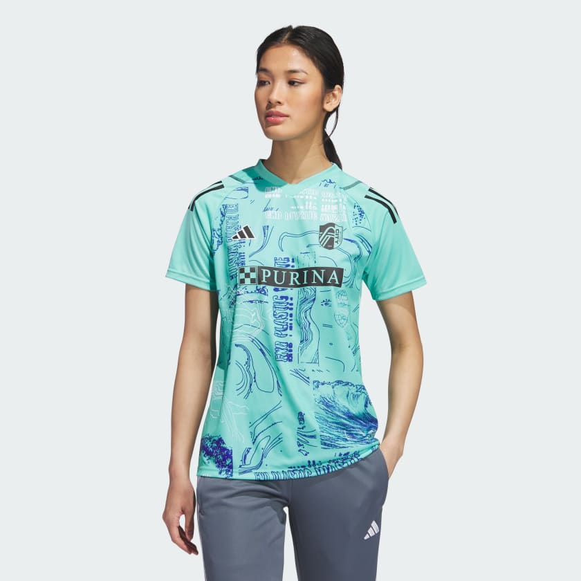 adidas St. Louis CITY SC One Planet Jersey - Green | Women's Soccer |  adidas US