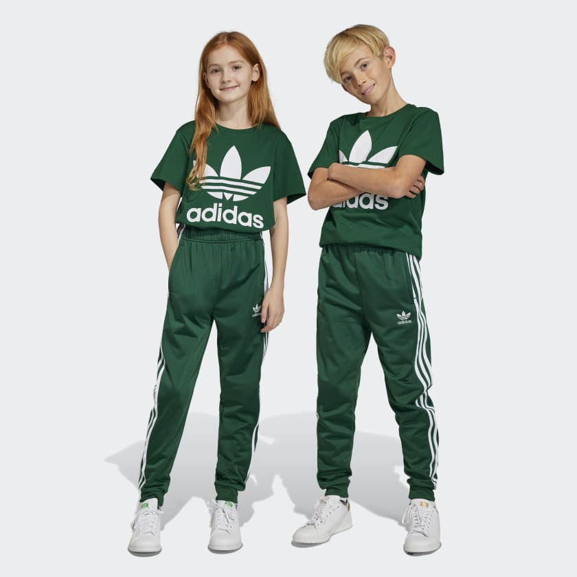 adidas Pants Kids\' | | US Lifestyle Adicolor Track Green adidas - SST