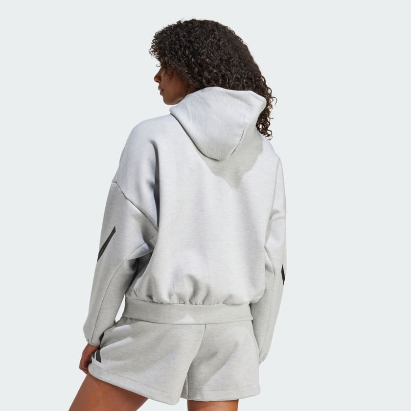 Felpa adidas Z.N.E. Hooded Grigio adidas adidas Italia