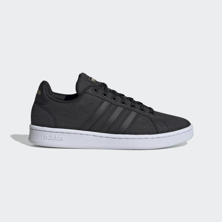 Adidas grand court mujer negro sales