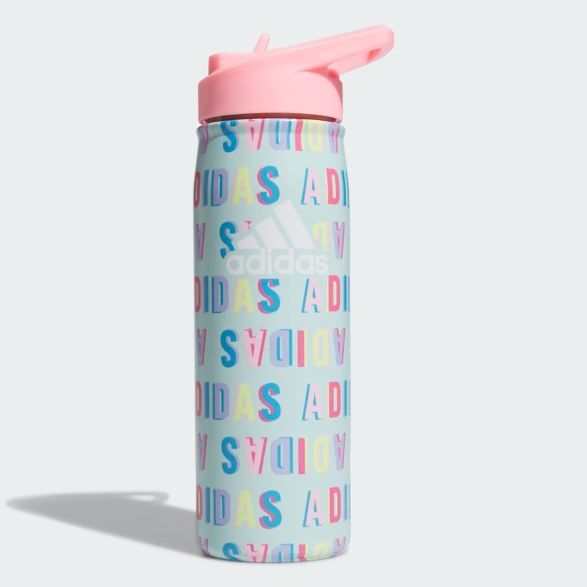 adidas Steel Straw Metal Bottle 600 ML - Turquoise | Free