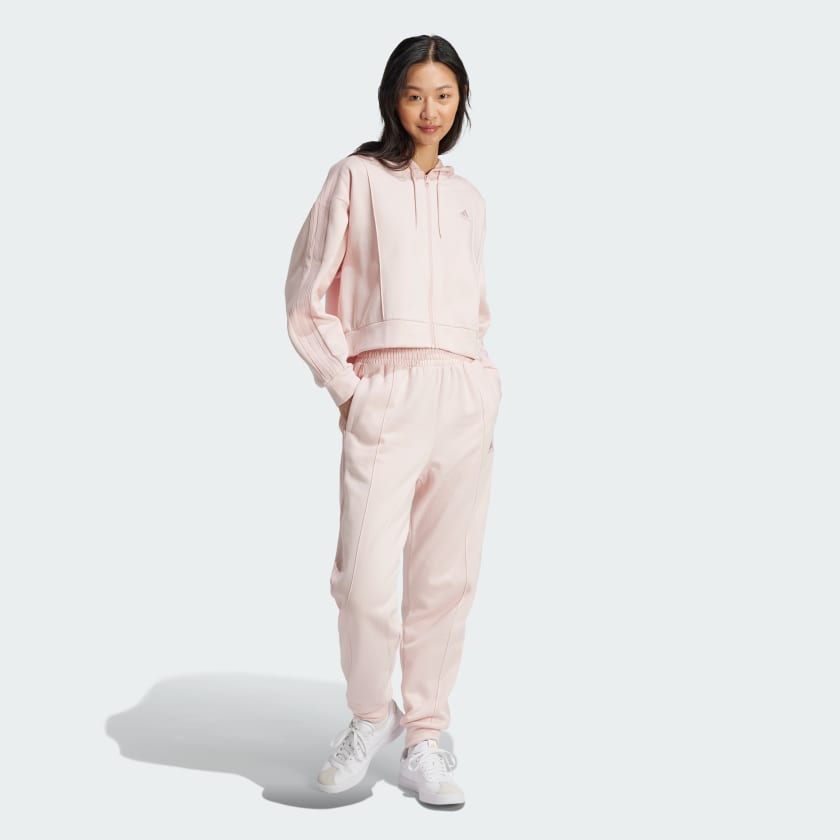 Pink adidas suit outlet