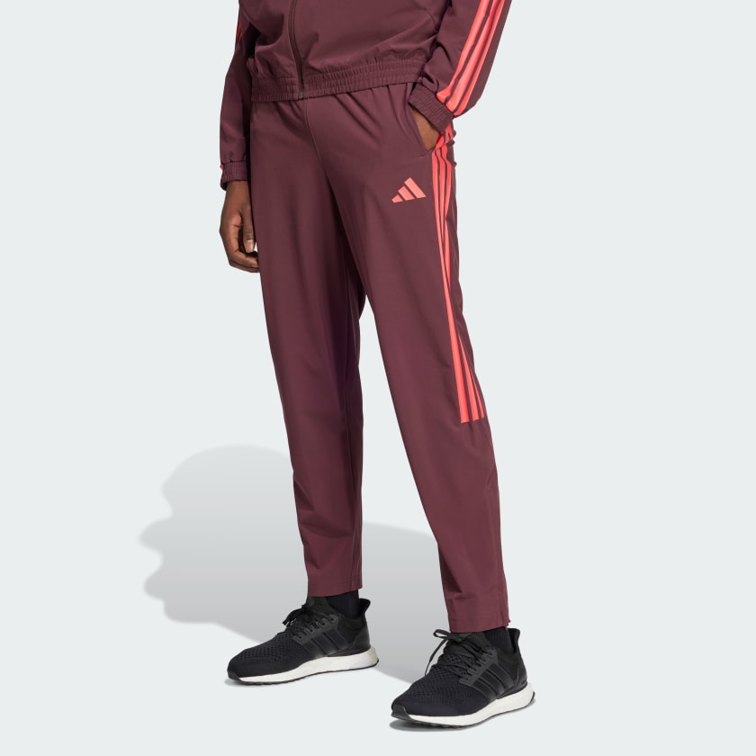 adidas House of Tiro Woven Pants - Burgundy | Free Shipping