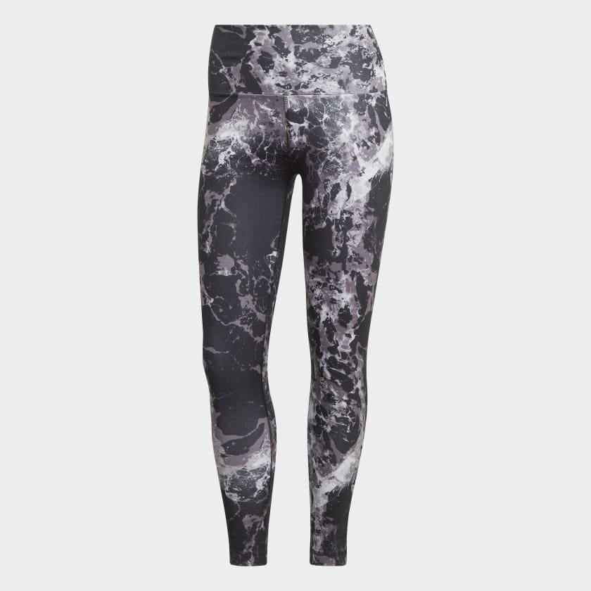 Adidas black yoga pants clearance