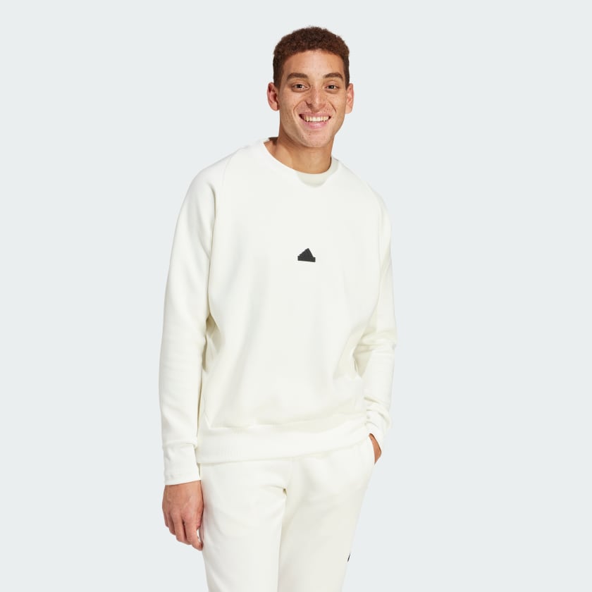 Adidas crew neck sweater mens online