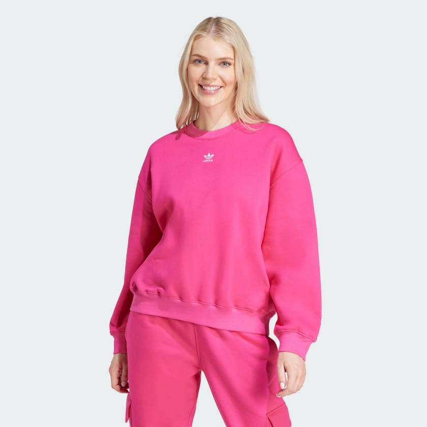 Felpa adidas rosa best sale antico