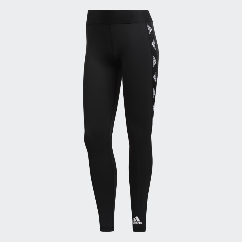 adidas Alphaskin Badge of Sport Leggings - Black | adidas UK