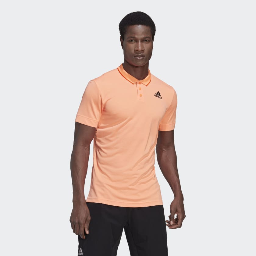 adidas Tennis Freelift Polo Shirt - Orange | adidas India