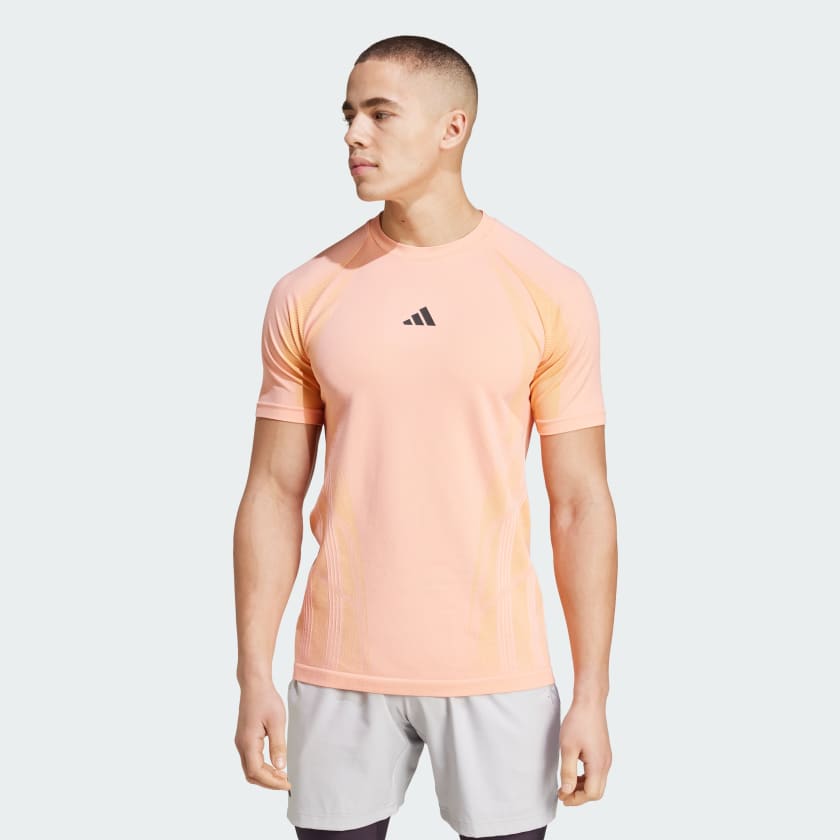 Adidas tennis pink top