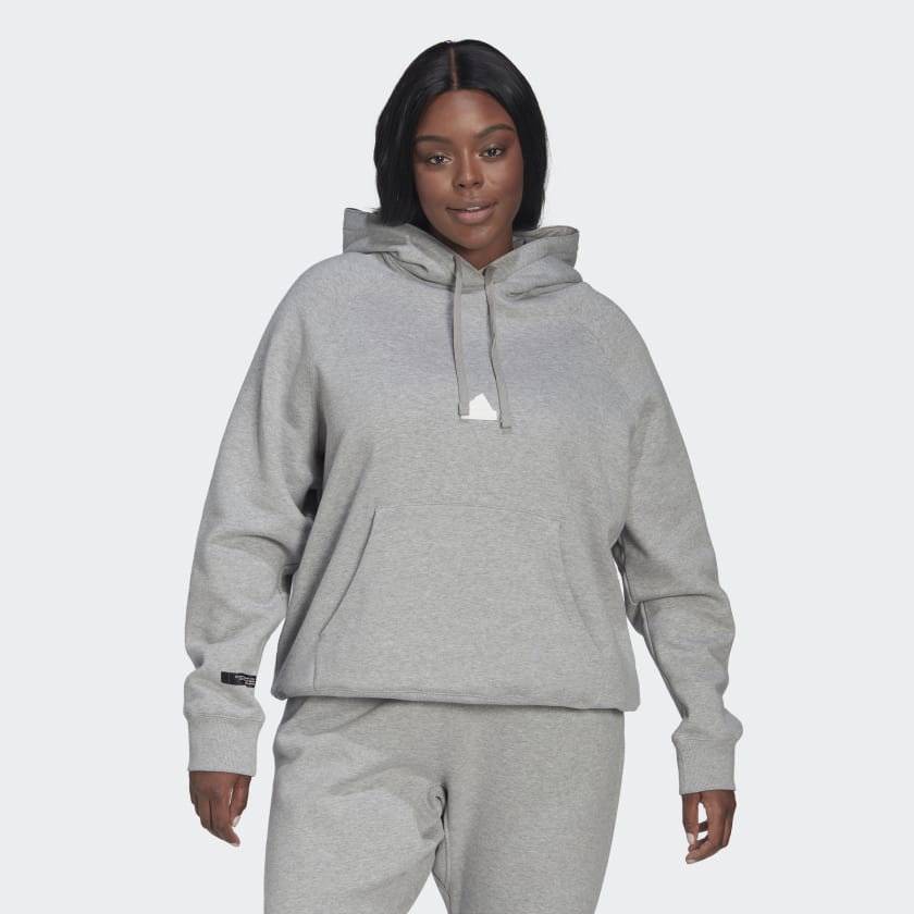 Adidas Oversized Hooded Sweatshirt (Plus Size)