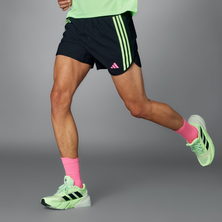 adidas Men's Running Own the Run 3-Stripes Shorts - Black adidas US