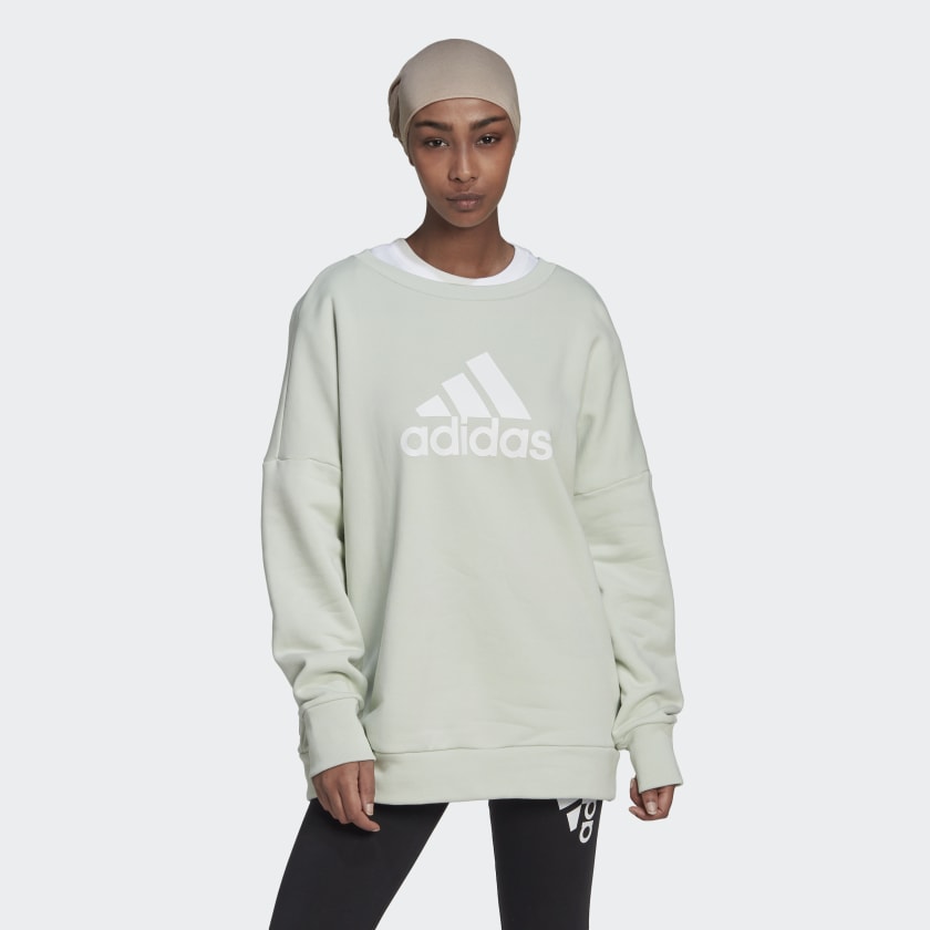  adidas womens Badge of Sport 2-tone Graphic Hoodie