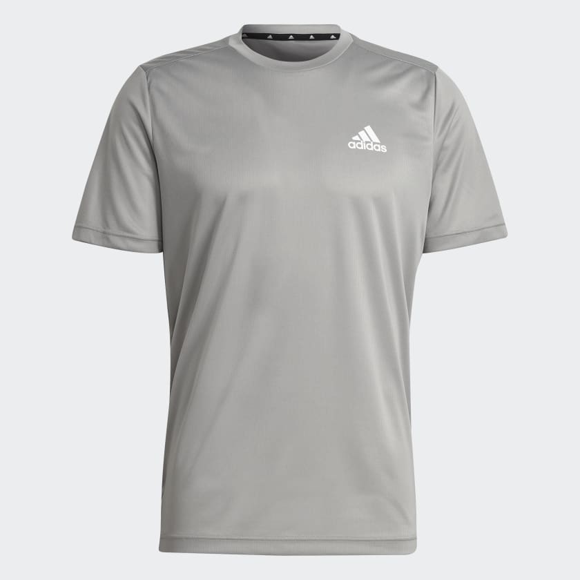 adidas AEROREADY DESIGNED TO MOVE SPORT TEE Grey adidas Australia