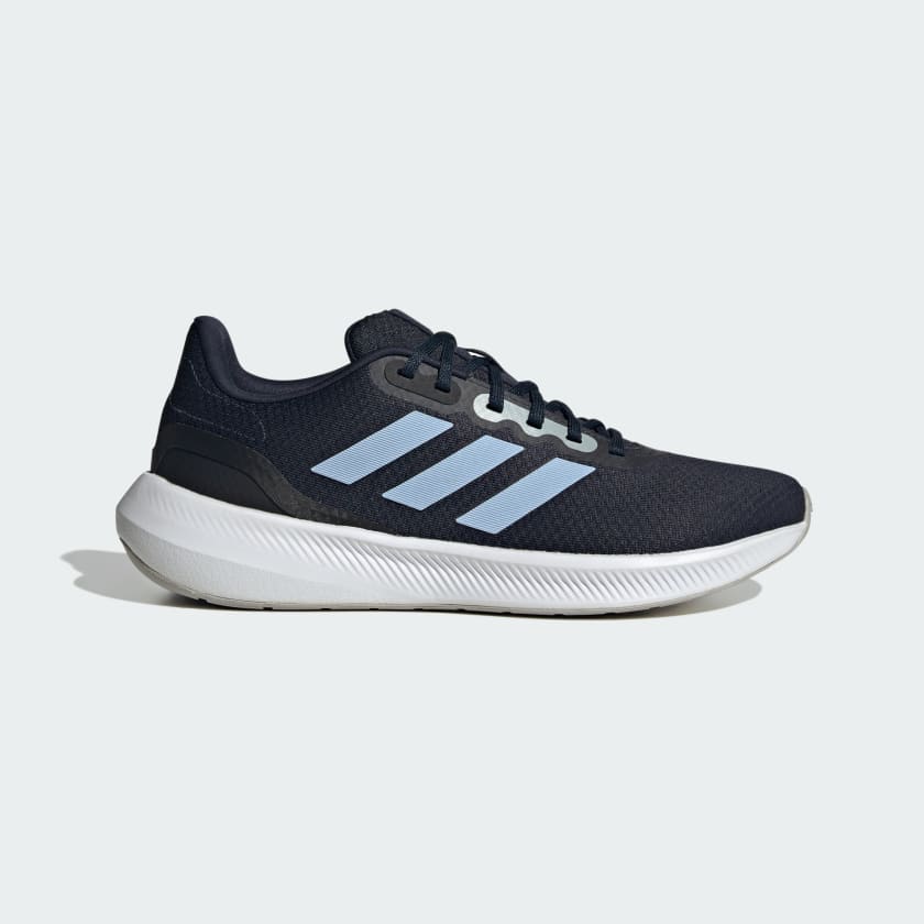 adidas Runfalcon 3 Cloudfoam Low Running Shoes - Blue, Men's Running