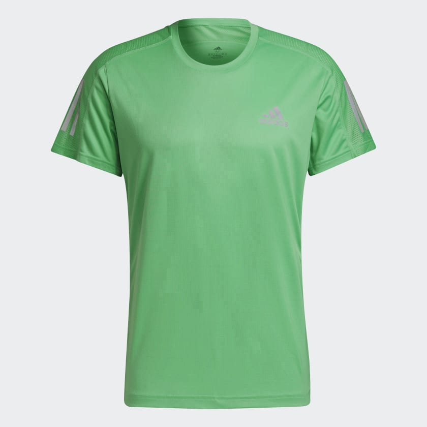 adidas Own the Run Tee Green Free Shipping with adiClub adidas US