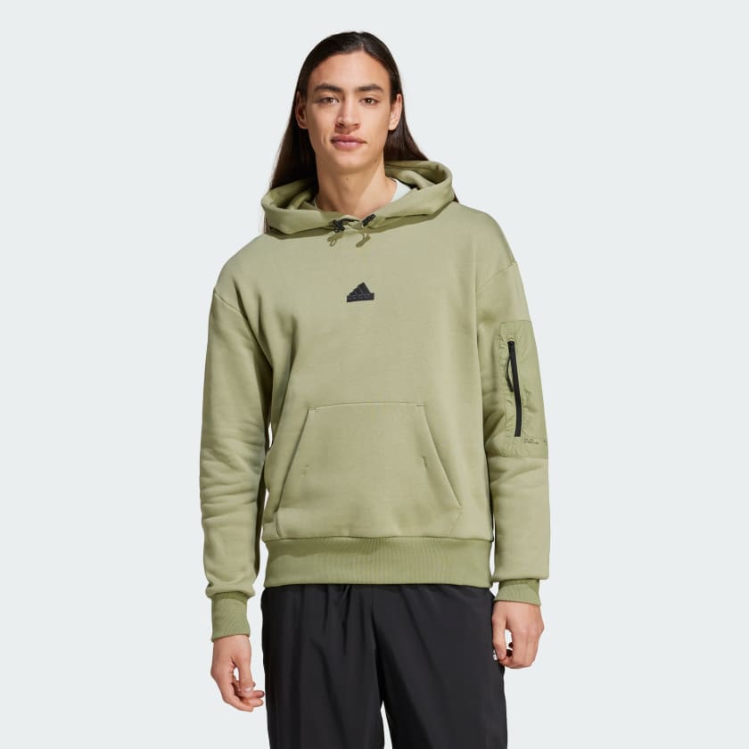 adidas City Escape Fleece Hoodie Green adidas Deutschland