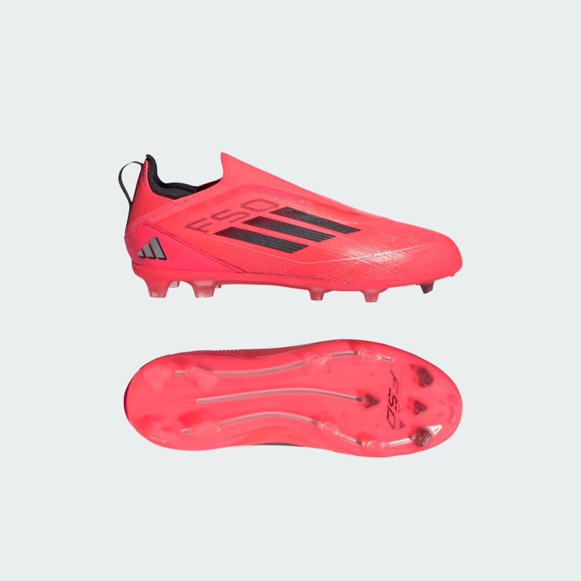 adidas F50 Pro Laceless Firm Ground Cleats Kids Pink Free Shipping with adiClub adidas US