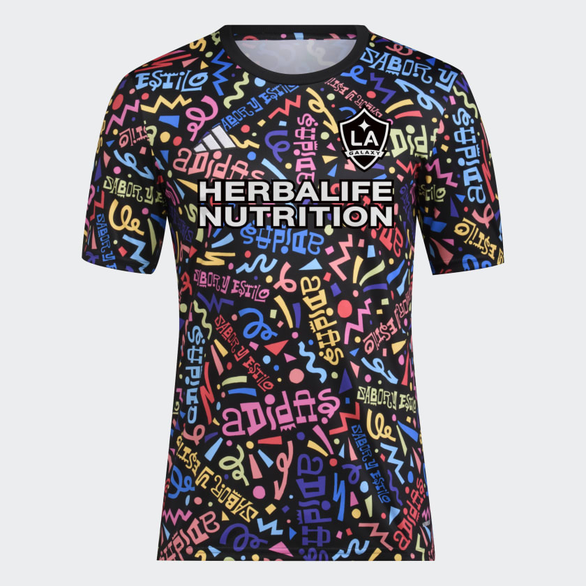 adidas LA Galaxy MLS Hispanic Heritage Month Pre-Match Jersey - Black |  Men's Soccer | adidas US