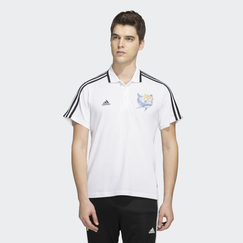 Adidas cotton cheap polo shirts