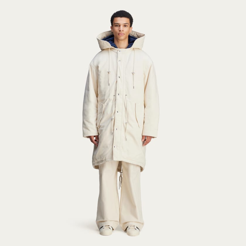 adidas Wales Bonner Coach Coat White adidas Ireland