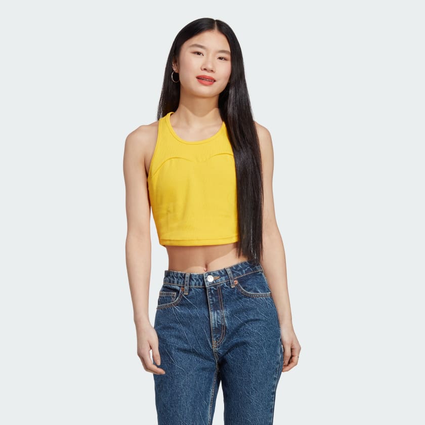 Adidas ribbed bra top new arrivals