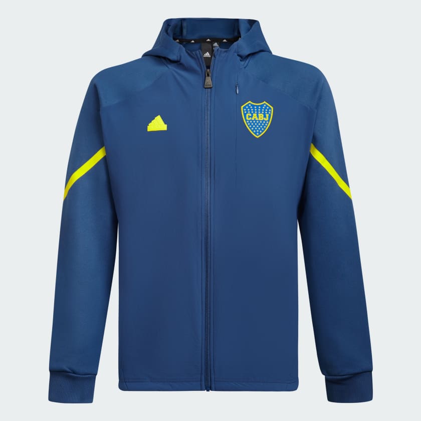 adidas Campera con Capucha Boca Juniors Azul adidas Argentina