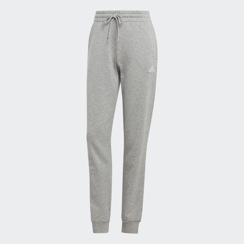 adidas Essentials Linear French Terry Cuffed Joggers Grey adidas Ireland