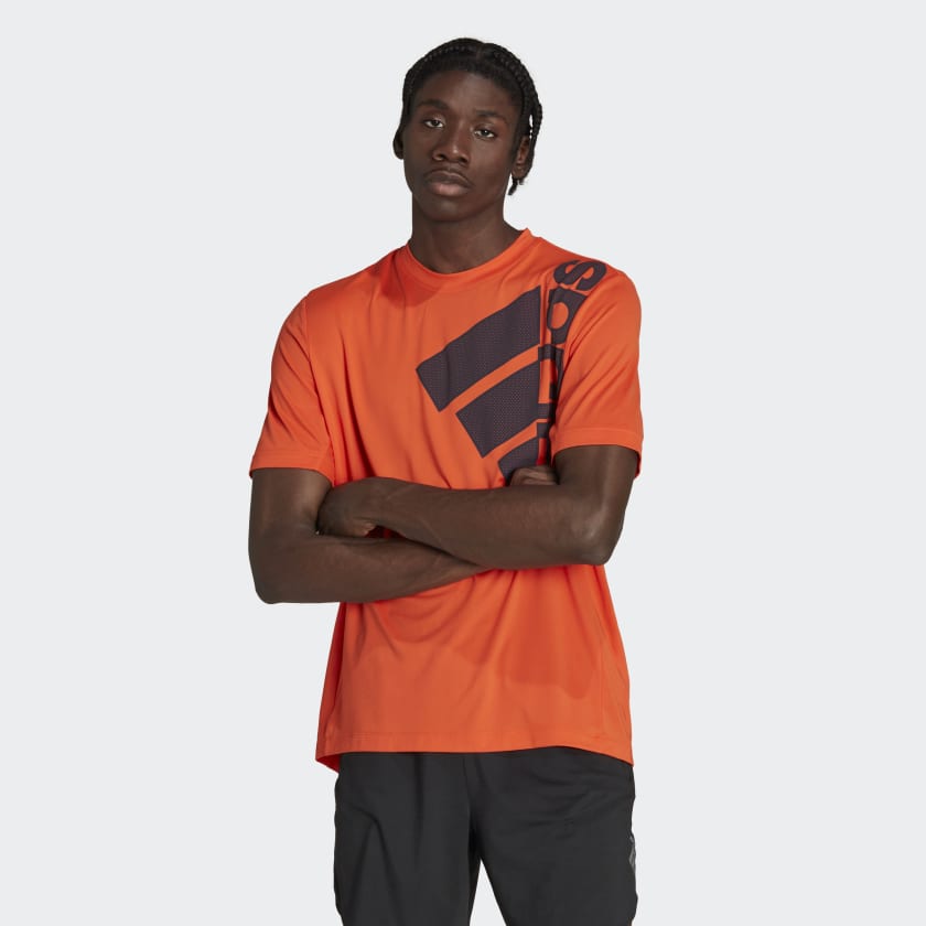 Orange adidas california t shirt clearance