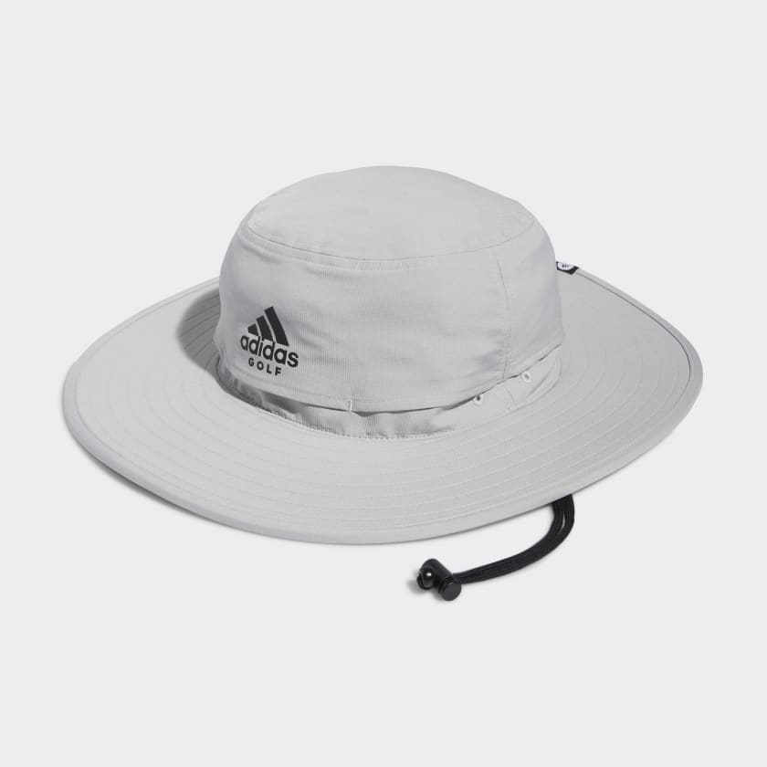 adidas Wide-Brim Golf Sun Hat Grey | Golf | US