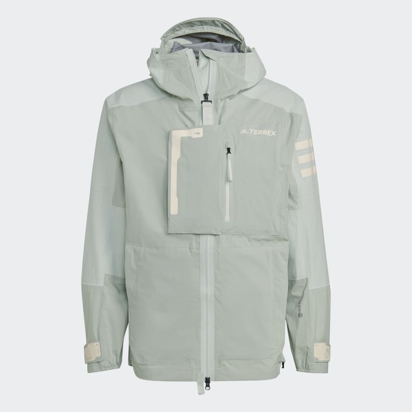 【2025新春福袋】 adidas TERREX XPLORIC RAIN.RDY HIKING JACKET - Green | Free ジャケット・アウター