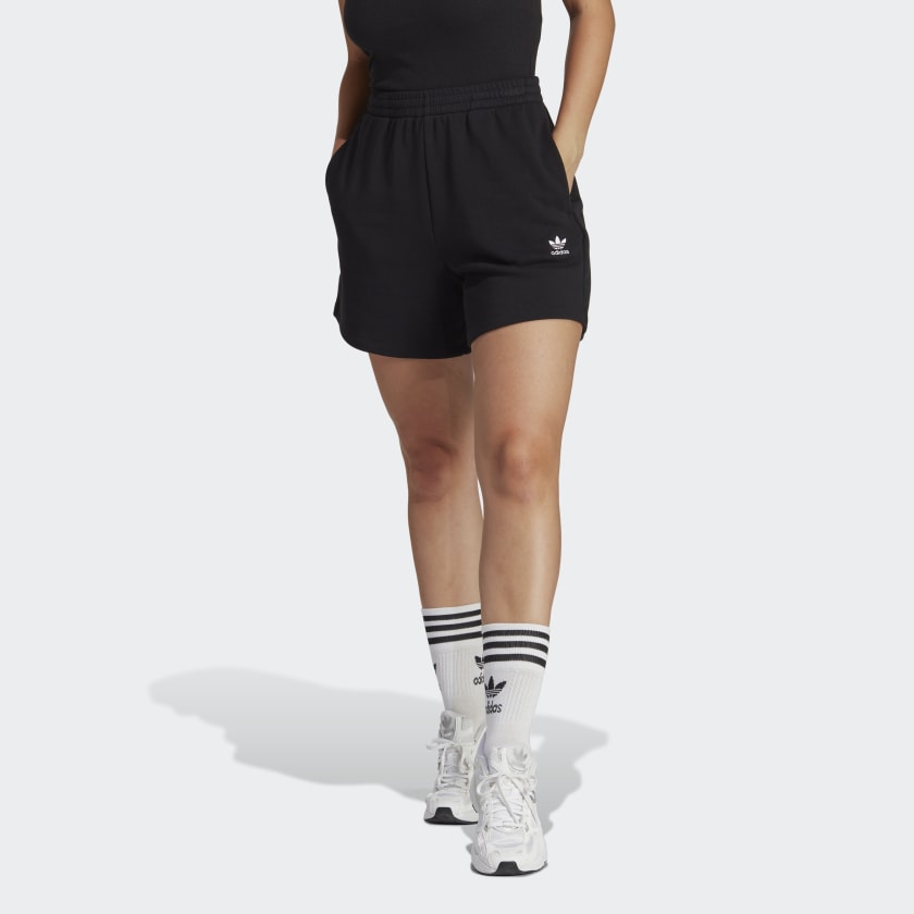 adidas Adicolor - | French Lifestyle | Essentials adidas Terry Black US Women\'s Shorts