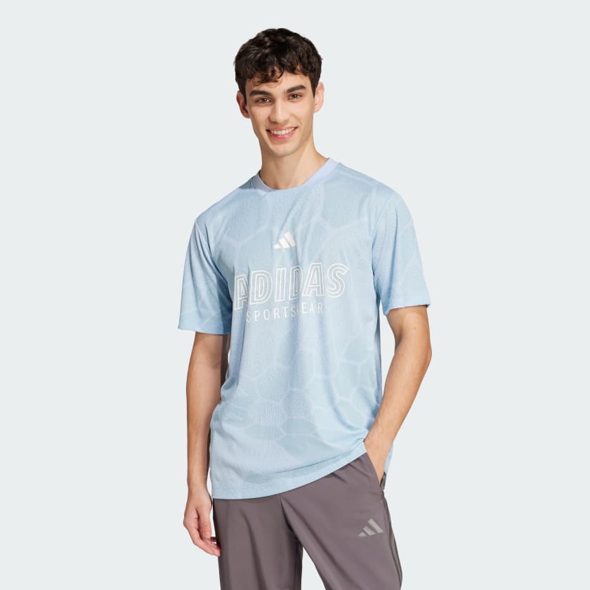 ◆adidas◆ House of Tiro Short Sleeve Jacquard Jersey JD0549 Clothing - House of Tiro Short Sleeve Jacquard Jersey - Grey