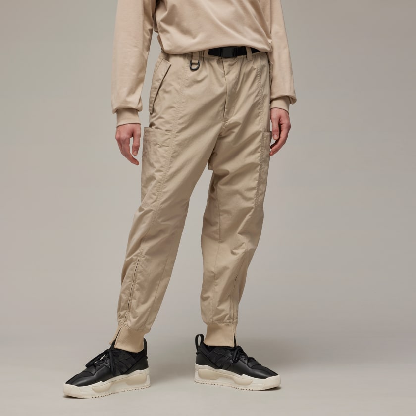 adidas Y-3 Crinkle Nylon Cuffed Pants - Brown | Men's Lifestyle | adidas US