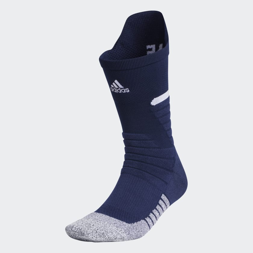 adidas Adizero Football Cushioned Crew Socks - Blue | Unisex Football ...