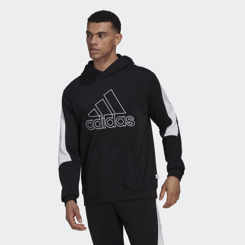 Adidas embroidered hot sale hoodie
