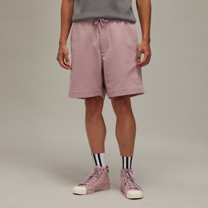 adidas Y-3 French Terry Shorts - Purple | Free Shipping with adiClub |  adidas US