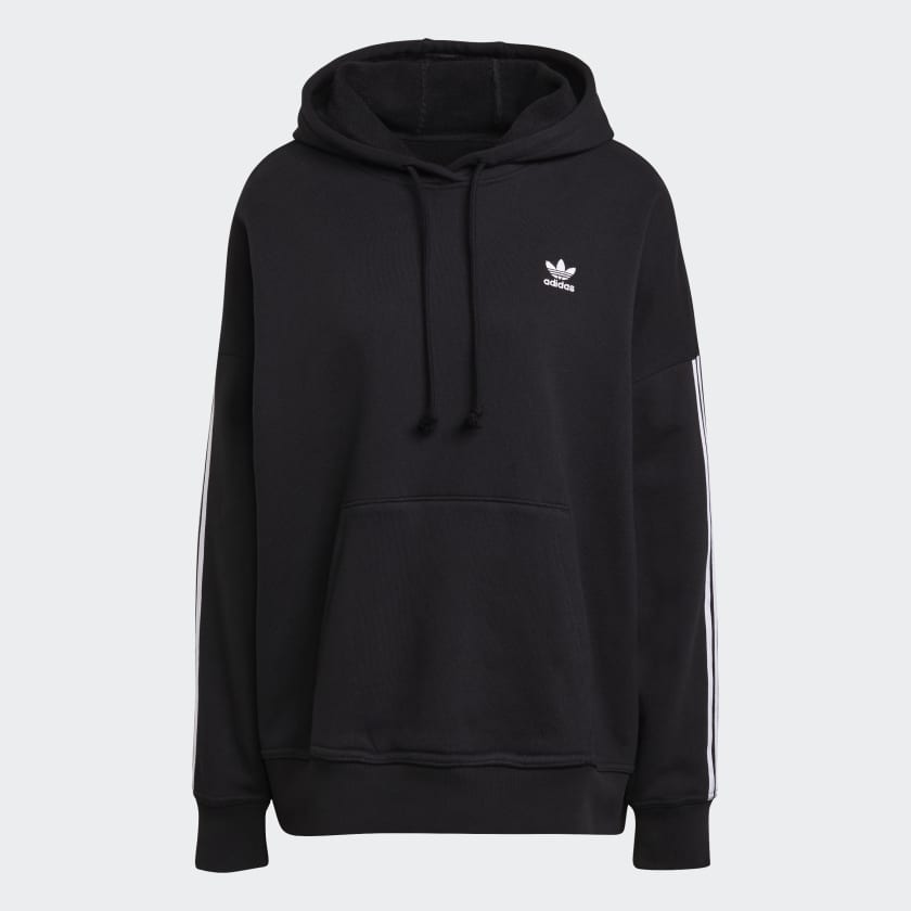 Moletom Capuz Adicolor Classics Oversize Preto adidas adidas