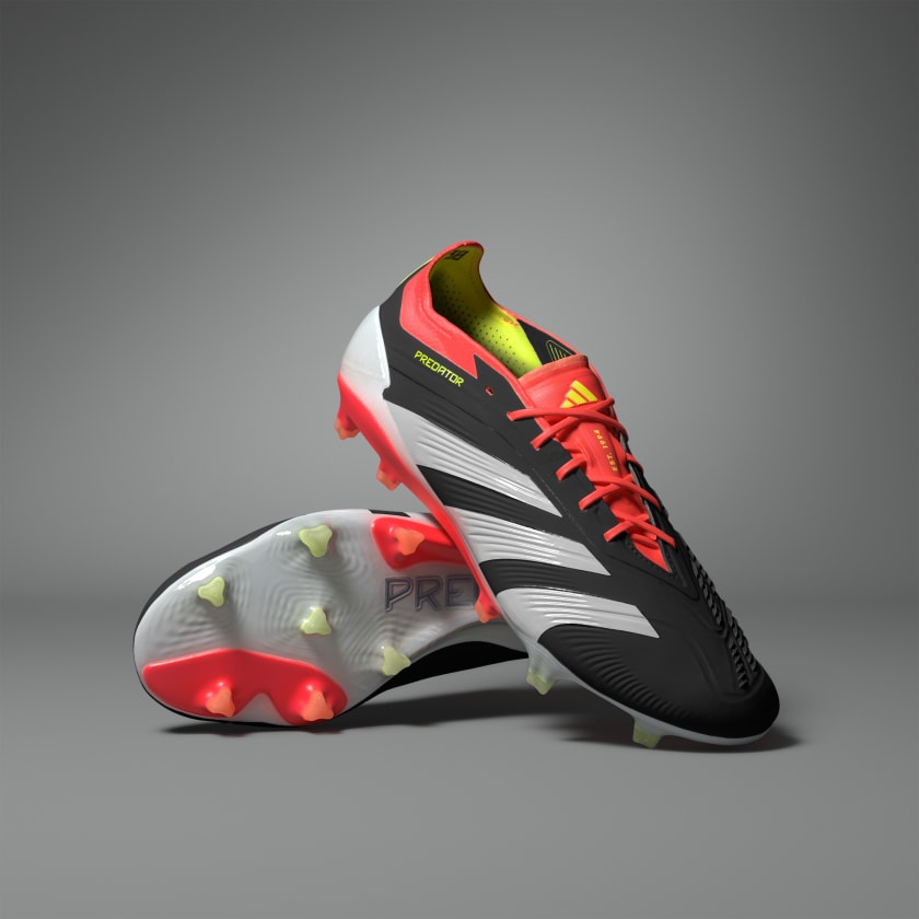 adidas Predator Elite L Firm Ground - Black, Unisex Soccer