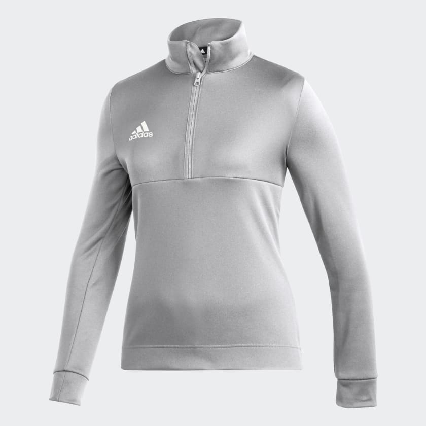 Adidas grey 2025 quarter zip