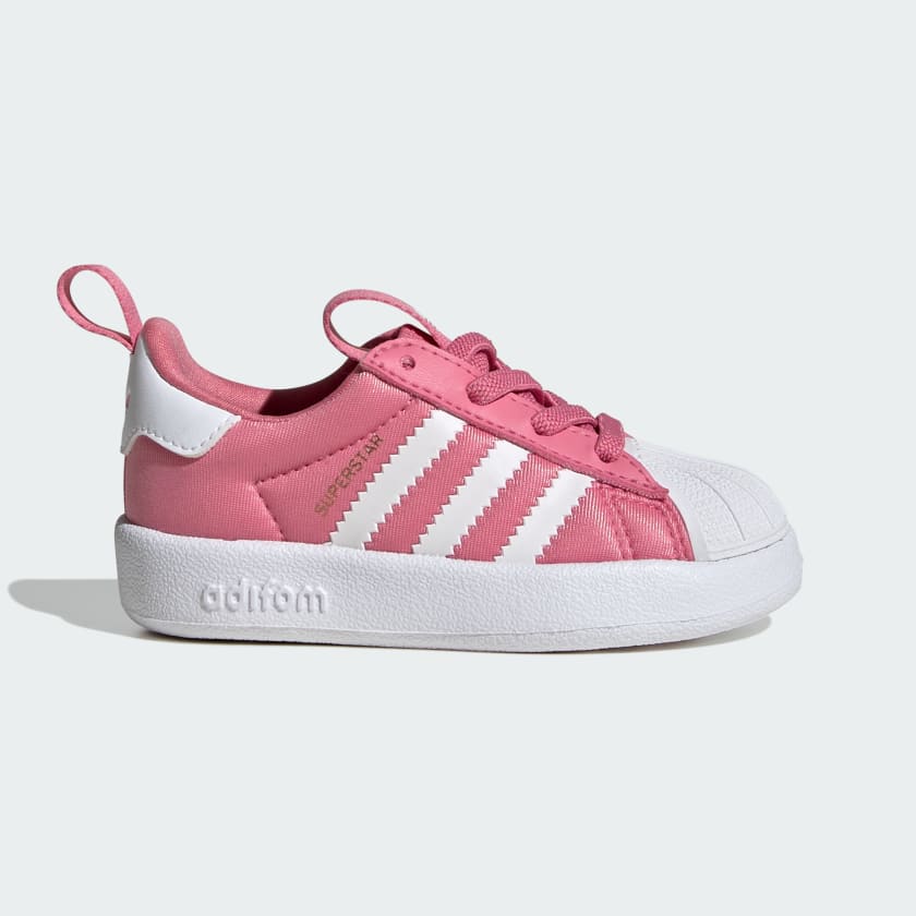Toddler adidas superstar pink top