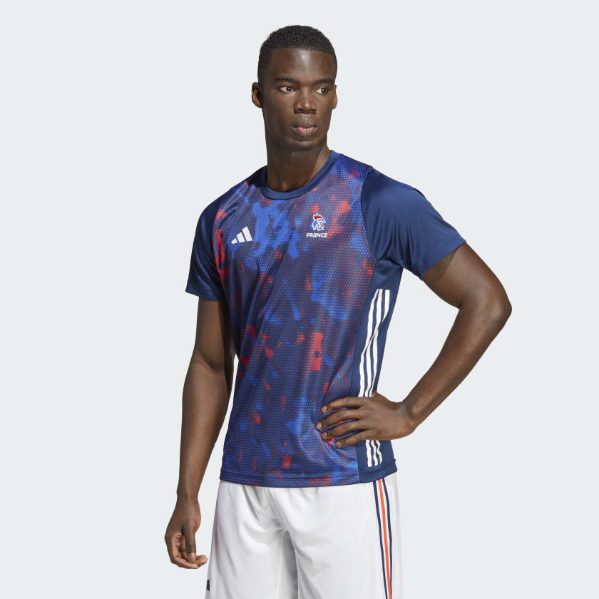 Siësta Dom Resistent adidas Frankrijk Handbal T-shirt - blauw | adidas Belgium