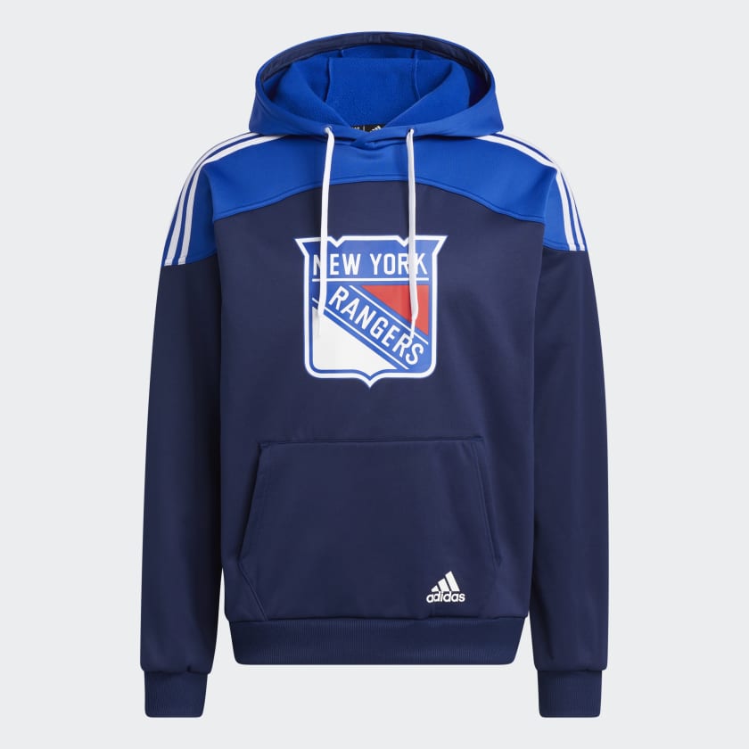adidas Rangers 22 NHL Pullover Hoodie Blue Free Shipping with adiClub adidas US