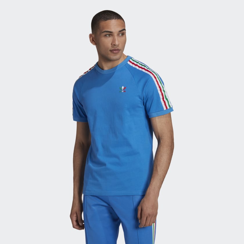 adidas 3 Stripes T Shirt Blue adidas Ireland