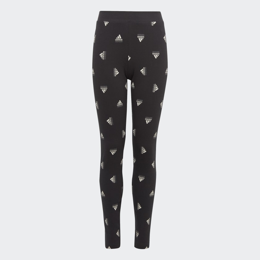 adidas Mallas de Algodon Estampadas Brand Love Corte Medio Negro adidas Mexico