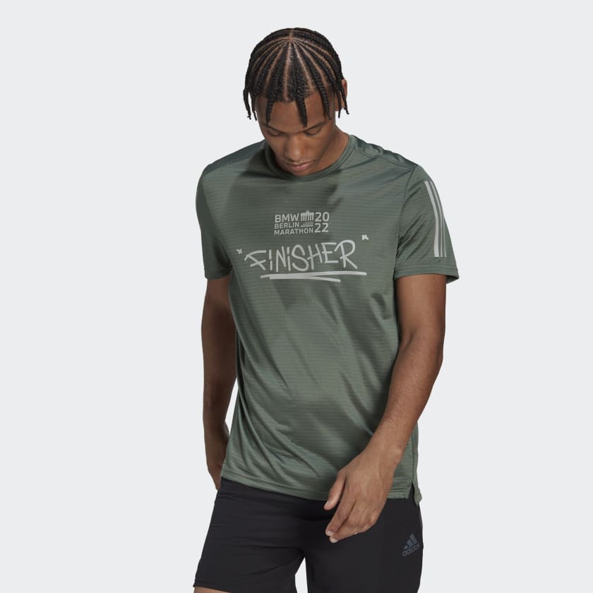 adidas Berlin Marathon 2022 T-Shirt - Green adidas UK