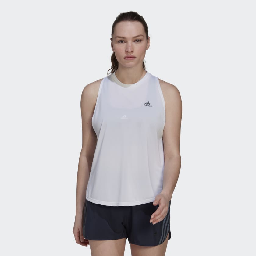 Adidas running tank 2025 top