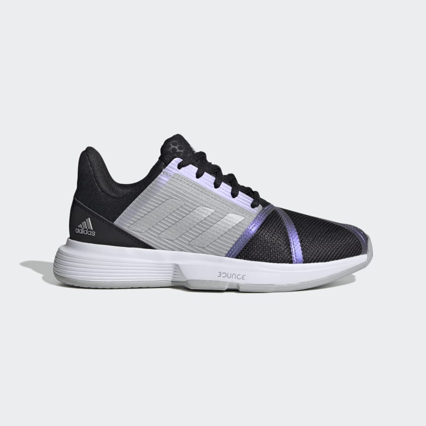 Adidas men's courtjam bounce store tennis shoes  all black